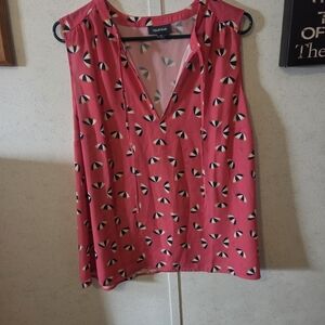 Modcloth umbrella sleeveless blouse 1x